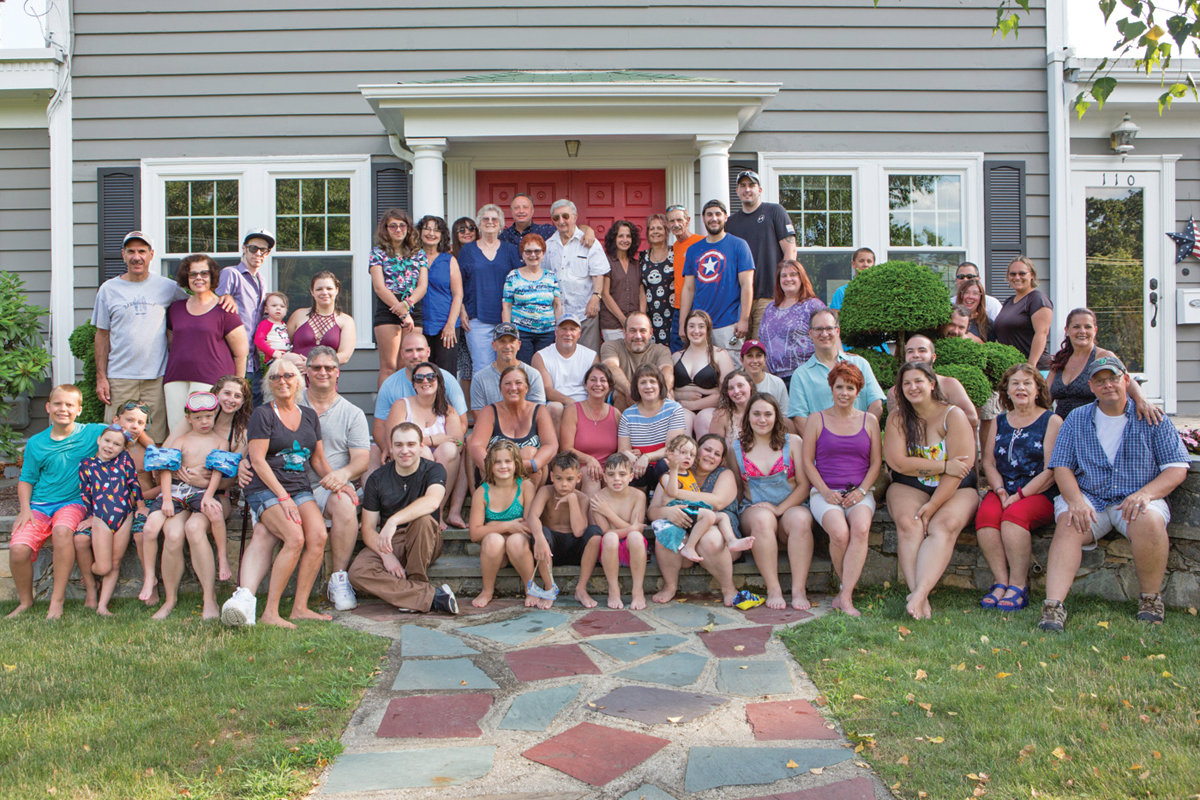 A BIG ITALIAN GET TOGETHER: About 60 members of the family directly descended from Michael Tudino and Teresa Bianco gathered on July 13 in Warwick to celebrate their familial roots. The members encompass five different generations.
